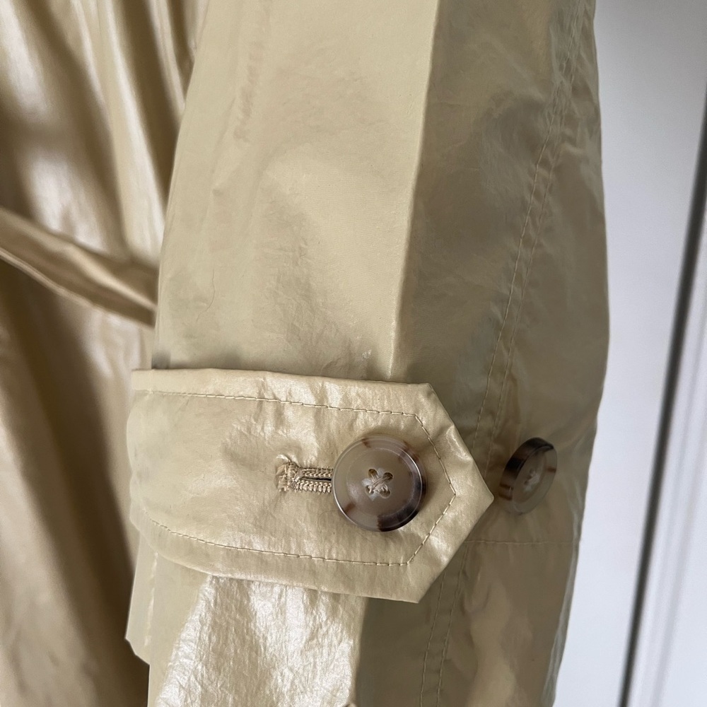 J. Crew Rain or Shine Trench Coat Khaki Size Medium NWT - Picture 8 of 11